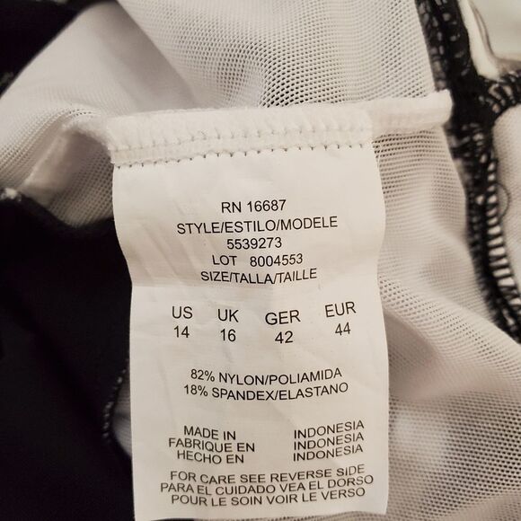 Swim Solutions Triple Tiered Tummy-Control 1-Piece - Picture 14 of 15